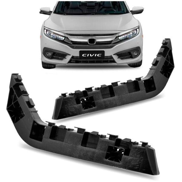 Par Suporte Guia Parachoque Civic G10 2021 2020 2019 18 17