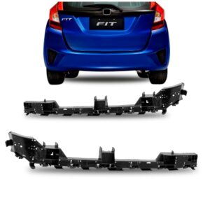 Par Suporte Guia Parachoque Traseiro Fit 2015 2016 2017
