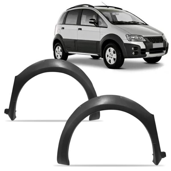 Par Alargador Paralama Dianteiro Idea Adventure 2006 A 2010