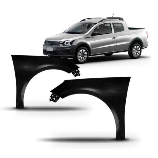 Par Paralama Gol G8 Saveiro Robust 2018 A 2022