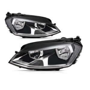 Par Farol Golf Confortline 2014 A 2016 Sem Led Mascara Negra