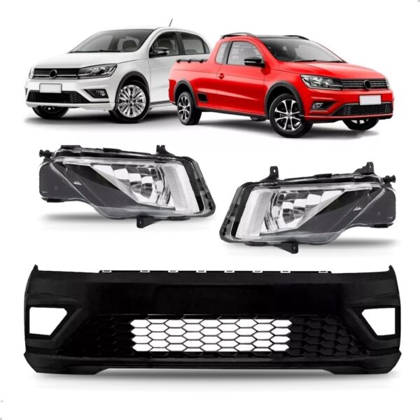 Envolvente Gol Voyage G8 G7 2018 A 2023 Par Milhas 1a Linha Preto