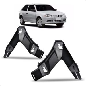 Par Suporte Guia De Parachoque Dianteiro Gol G4 2005 A 2014