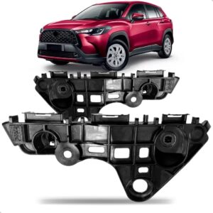 Par Suporte Guia Parachoque Dianteiro Corolla Cross 21 22 23