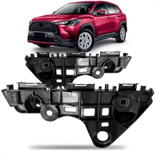 Par Suporte Guia Parachoque Dianteiro Corolla Cross 21 22 23