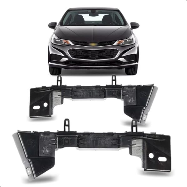 Par Suporte Guia De Parachoque Dianteiro Cruze 2017 A 2023