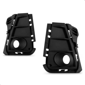 Par Moldura Farol Milha Hb20 2023 Até 2024 Preta Com Furo Preto