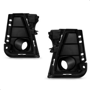 Par Moldura Farol Milha Hb20 2023 Até 2024 Preta Com Furo Preto