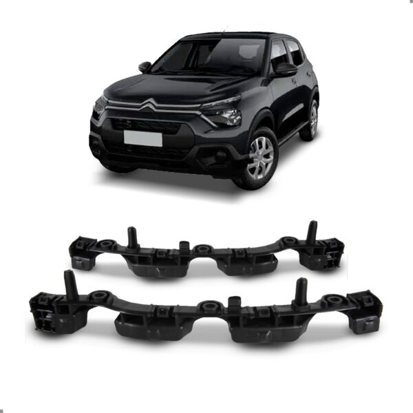 Par Suporte Guia Parachoque Para Citroen C3 2022 A 2024
