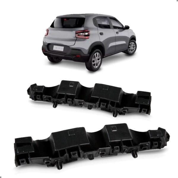 Par Suporte Guia Parachoque Para Citroen C3 2022 A 2024