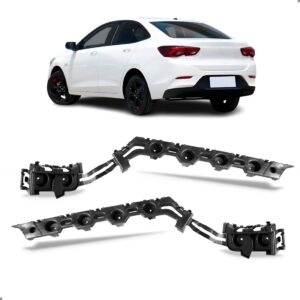 Par Suporte Guia Parachoque Onix Plus Sedan 2020 Traseiro