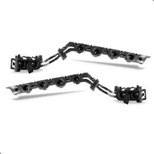 Par Suporte Guia Parachoque Onix Plus Sedan 2020 Traseiro