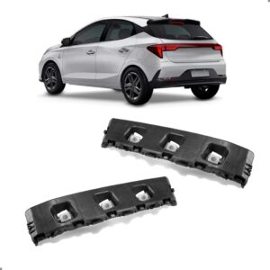 Par Suporte Guia Parachoque Hb20 2020 A 2022 Hatch Traseiro