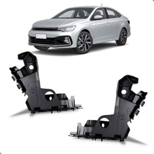 Par Suporte Guia Parachoque Polo Virtus 2023 2024 Dianteiro