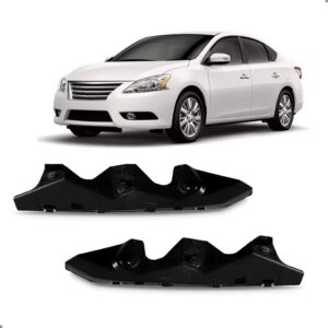 Par Suporte Guia Parachoque Sentra 2008 A 2013 Dianteiro