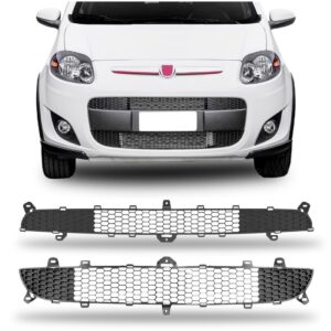 Tela Frontal Para Palio Atractive 12 13 Superior E Inferior - Cinza