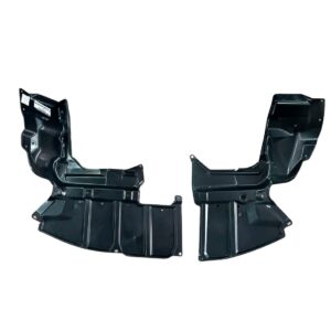 Par Defletor Inferior Parachoque Dianteiro Corolla 2009 A 14 Preto