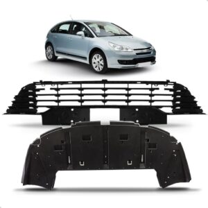 Kit C4 Pallas 2008 A 2014 Sedan Grade + Spoiler + Defletor  Preto