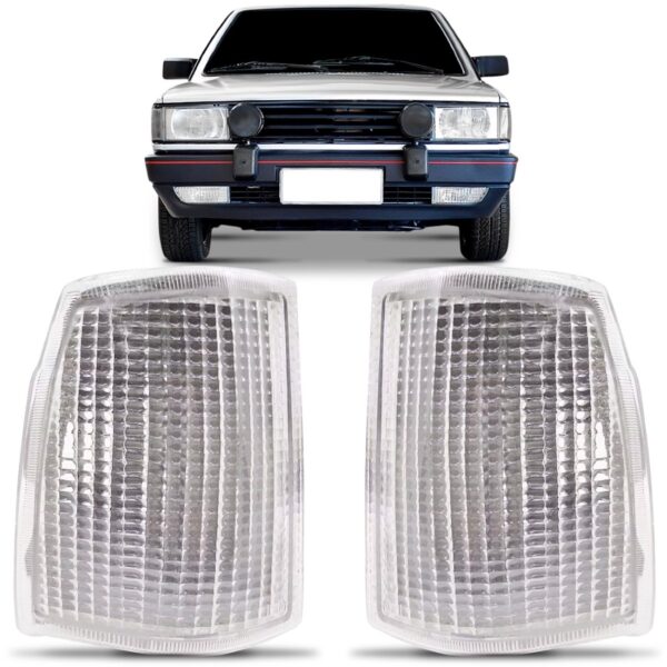 Par Sinaleira Para Volkswagen Gol 1987 1988 89 1990 Cristal