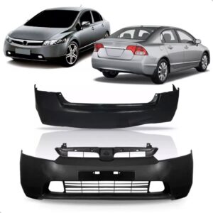 Kit Envolvente New Civic 2006 A 2008 Dianteiro/traseiro Novo Preto
