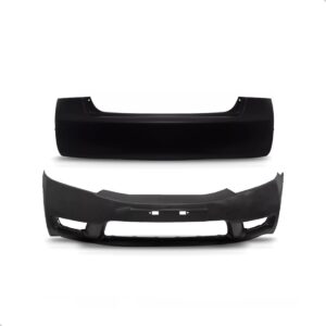 Kit Envolvente New Civic 2009 2010 2011 Dianteiro E Milha Preto