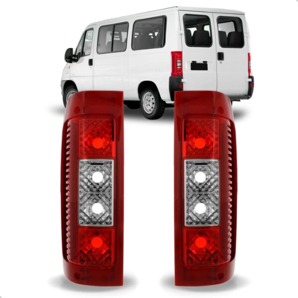 Par Sinaleira Fiat Ducato 03 A 2012 Boxer Citroen Jumper Vermelho
