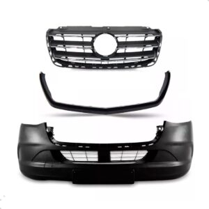 Kit Parachoque Sprinter 2020 A 2024 C/grade Friso 1a Linha  Preto