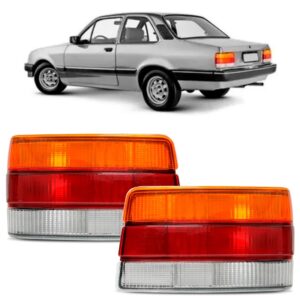 Par Sinaleira Traseira Chevette 1987 A 1990 Tricolor