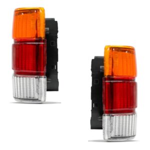 Par Sinaleira Traseira Chevette 1987 A 1990 Tricolor