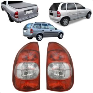Par Sinaleira Corsa Pickup E Corsa Wagon 2000 2001 2002 2003 Vermelho