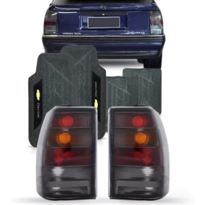 Par Lanterna Omega Gls Cd Fume + Jogo Tapete Pvc