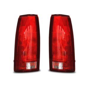 Par Sinaleira Traseira Silverado 1997 98 99 00 01 02 03 Vermelho