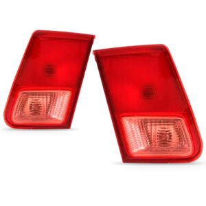 Par Sinaleira Traseira Para Honda Civic 2001 2002 Tampa Mala Vermelho