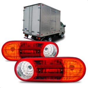 Par Lanterna Tras Para Hyundai Hr 2004 05 06 07 08 09 A 2013 Ambos Lados Vermelho