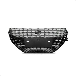 Kit Grade Peugeot 208 Diamante 2020 A 2024 Pontos Cromados  Fosco