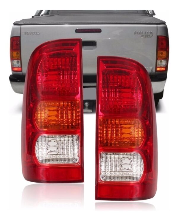Par Sinaleira Traseira Hilux 2005 2006 2007 2008 Srv Pickup