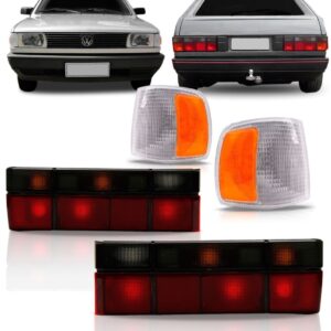 Kit Lanterna Para Voyage 1987 A 1994 Fume + Par Pisca Seta