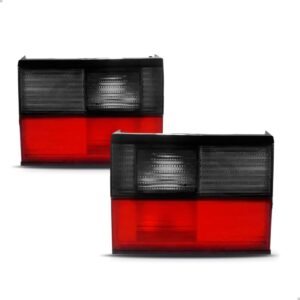 Par Lanterna Traseira Santana 1991 92 93 A 1997 Fume Tampa Vermelho