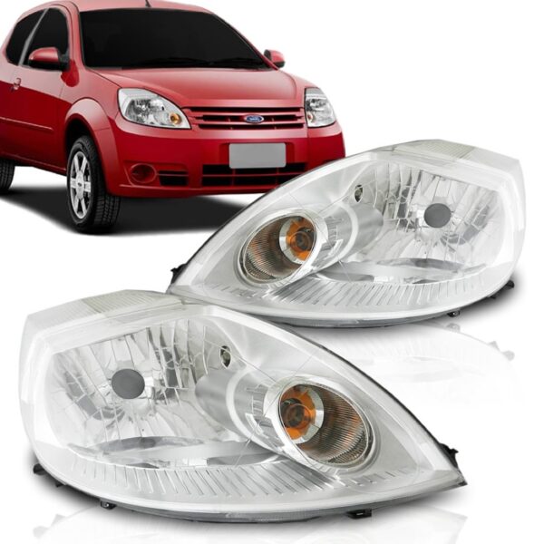 Par Farol Ford Ka 2008 2009 2010 2011 2012 2013 2014 Cromado Direito E Esquerdo