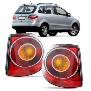 Par Sinaleira Traseira Space Fox 06 07 08 09 10 Canto