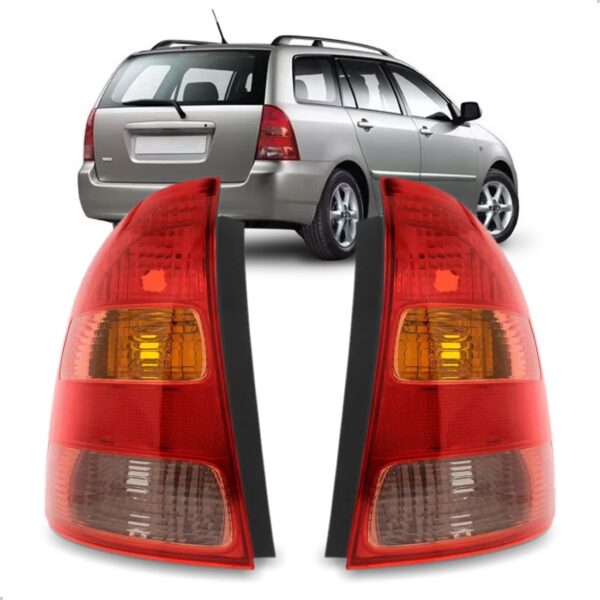 Par Sinaleira Traseira Fielder 05 06 07 08 09 2010 Tricolor Tricolor