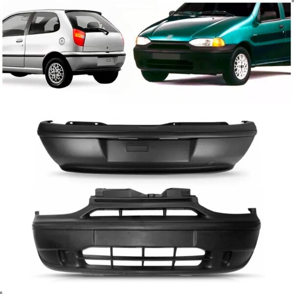 Kit Envolvente Palio 1996 97 98 99 2000 Dianteiro E Traseiro Preto