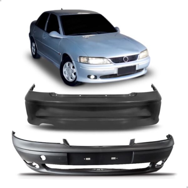 Parachoque Vectra 2000 A 2005 Dianteiro E Traseiro Par