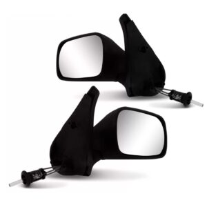 Par De Retrovisor Uno Fire 2001 2002 2003 2004 4 Portas C/c