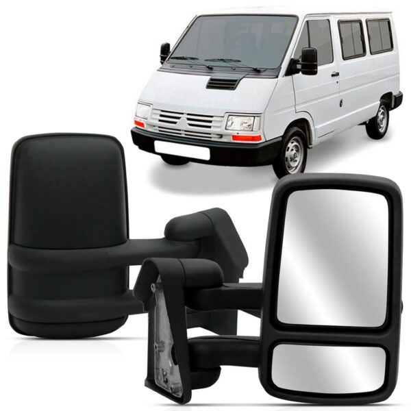 Par Retrovisor Trafic 1994 A 2002 Fixo Duplo