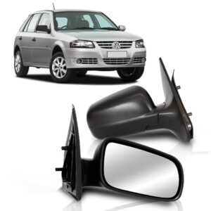 Par Retrovisor Gol Parati Saveiro G3 G4 4 Portas Fixo Os Dois Lados