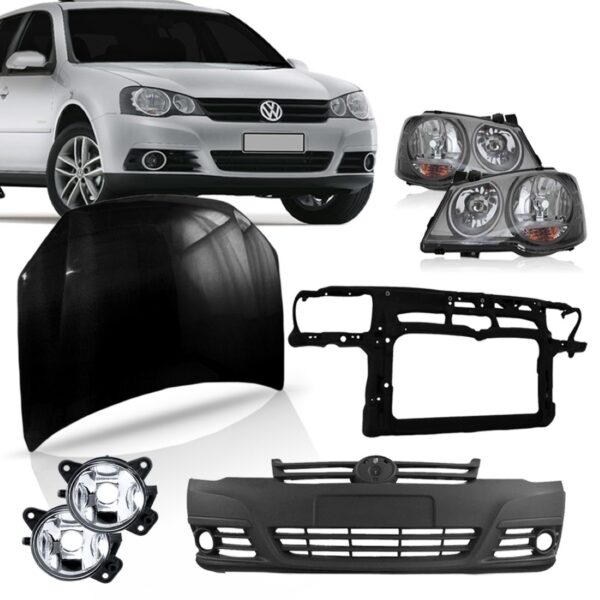 Kit Dianteiro Para Volkswagen Golf 2008 2009 2010 2011 2012