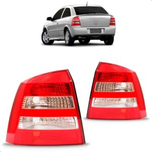 Par Sinaleira Para Chevrolet Astra Hatch 2003 A 2011 Bicolor Ambos Lados Vermelho