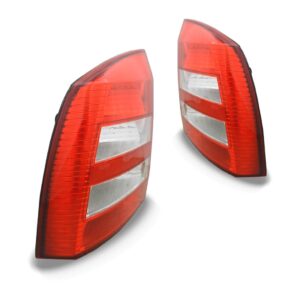 Par Sinaleira Para Chevrolet Astra Hatch 2003 A 2011 Bicolor Ambos Lados Vermelho