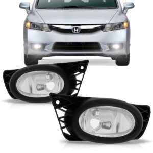 Par Farol Milha Auxiliar New Civic 2009 2010 2011